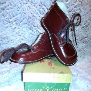Vintage baby shoes, in original packaging, never used